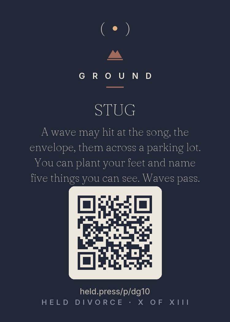 The back of STUG — with the code that opens this room