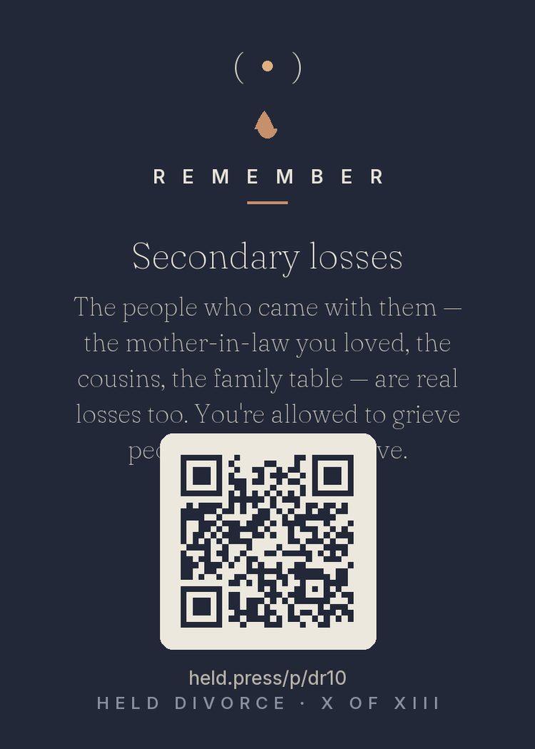 The back of Secondary losses — with the code that opens this room