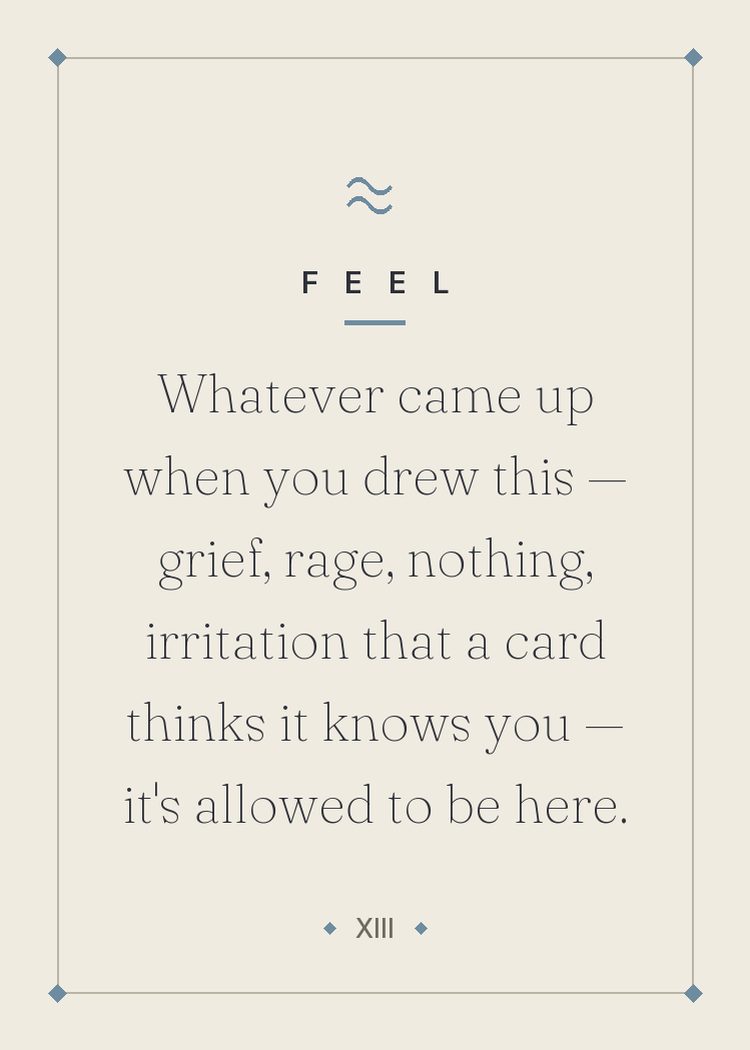 Card 13 of the rehab deck