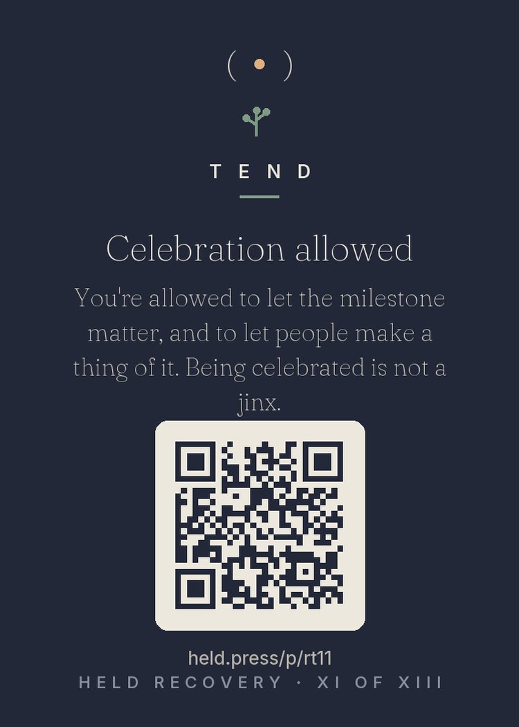 The back of Celebration allowed — with the code that opens this room