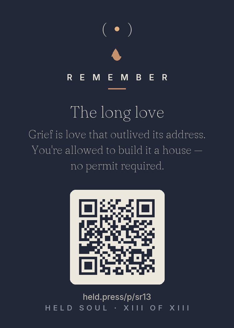The back of The long love — with the code that opens this room